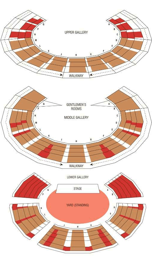 The Globe Seating Plan